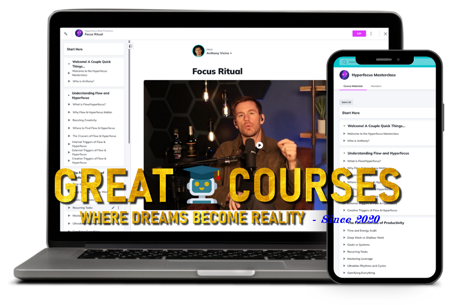 Hyperfocus Masterclass By Anthony Vicino - Free Download Course Hyperfocus Masterclass By Anthony Vicino - Free Download Course