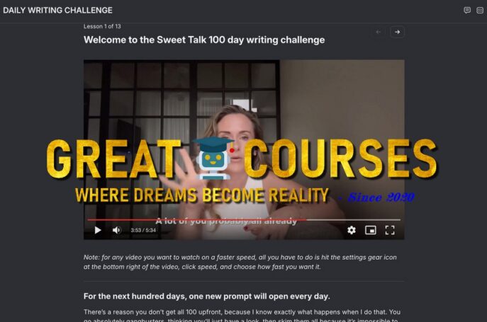 38 Days Of Sweet Talk By Lois Mac - Free Download Course